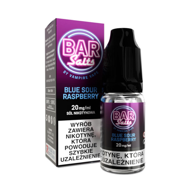 Liquid Bar Salt - Blue Sour Raspberry 20 mg 10 ml