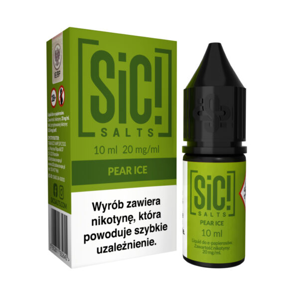 Liquid Sic Salts 10ml Pear Ice 20mg