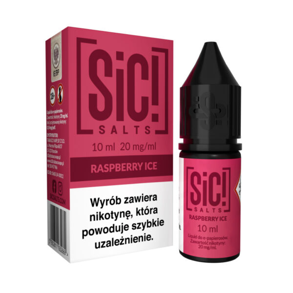 Liquid Sic Salts 10ml Rasberry Ice 20mg