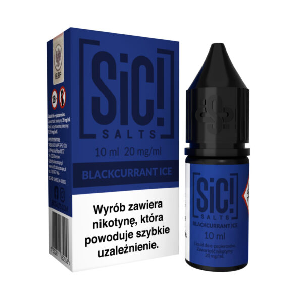 Liquid Sic Salts 10ml Blackcurrant Ice 20mg