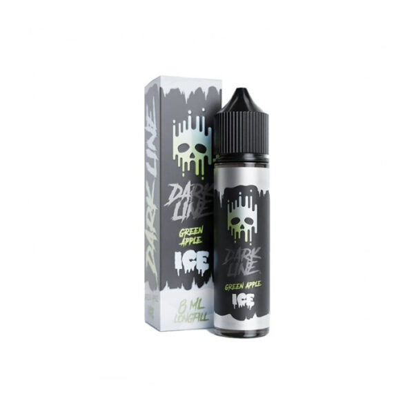 Longfill Dark Line ICE 8/60ml - Green Apple