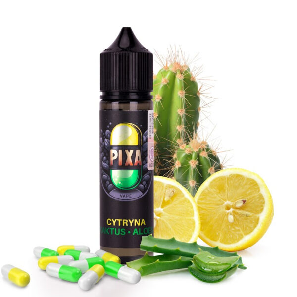 Longfill PIXA 10/60ml - Cytryna Kaktus - Aloes