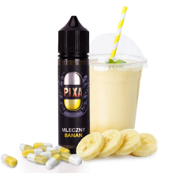 Longfill PIXA 10/60ml - Mleczny Banan